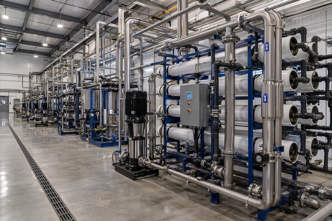 Industrial piping and pump systems